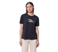 Street One Studio F323595 T-Shirt Basique avec imprimé, Dark Void Blue, 38 Femmes