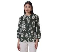 Street One Studio F345674 Blouse, Vert pin désert, 46 Femmes