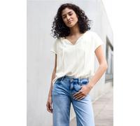 Street One Studio Femme Blouse avec fronces in Blanc, in size: 42