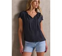 Street One Studio F345838 Chemisier froncé, Dark Void Blue, 38 Femmes