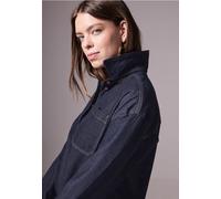 Street One Studio Femme Blouse courte en jean in Bleu, in size: 46