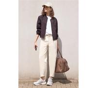 Street One Studio Femme Blouson à col rond et imprimé léopard in Violet, in size: 38