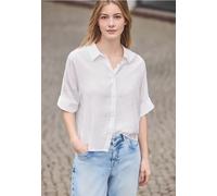 Street One Studio Femme Chemisier Dolman avec patte de boutonnage in Blanc, in size: 46