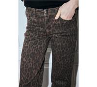 Street One Studio Femme Jeans wide leg à imprimé Léopard in Marron, in size: 29
