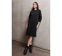 Street One Studio Femme Robe en sweat uni in Noir, in size: 36