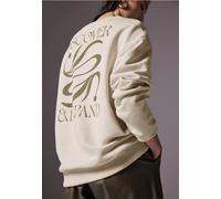 Street One Studio Femme Sweater avec backprint in Beige, in size: 34