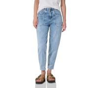 Street One Studio Jean Barrel Leg Fit Loose Blue Random Wash 25