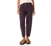 Street One Studio Jean Taille Haute Barrel Leg avec imprimé Lion Bordeaux imprimé délavé 34