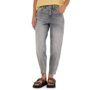 Street One Studio Jean Taille Haute Coupe Ample Gris Clair délavé 34