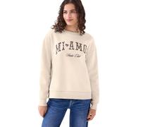 Street One Studio Sweat-Shirt à col Rond, Coupe Ample, Sable crème, 44