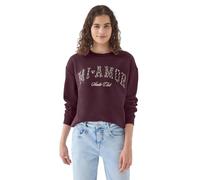 Street One Studio Sweat-Shirt à col Rond Coupe Ample Very Berry 36