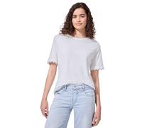 Street One Studio T-Shirt avec détails Crochet sur Les Manches Blanc 38