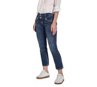 Street One Style Denim Jane 2-knopf 49_59 Jean 7/8 Coupe décontractée, Bleu foncé délavé, 30W / 26L Femmes