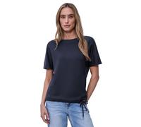 Street One T-Shirt avec détail côtelé Shadowed Navy 36