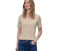 Street One T-Shirt Basique en Coton Beige 38