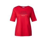 STREET ONE T-shirt rouge / noir, Taille S