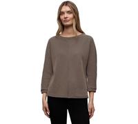 Street One T-Shirt structuré Bicolore Darkest Brown 38