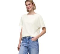 Street One T-Shirt structuré uni Blanc cassé 42