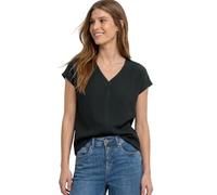 Street One T-Shirt texturé avec Bande adhésive Deep Bound Green 36