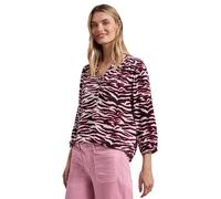 Street One T-Shirt Zebra - Mélange structuré Minimal - Rose - 34