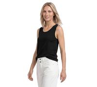 Street One Top en Jersey avec Ourlet élastique Noir 38