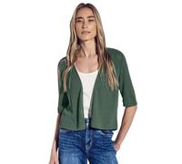 Street One Veste Aspect Tricot pour Femme, Kaki, 42