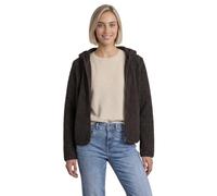 Street One Veste en Peluche avec Capuche et Poches Black Coffee 40