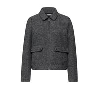 STREET ONE Veste mi-saison 'Salt And Pepper' noir, Taille XXXL
