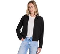 Street One Veste pour Femme avec Structure côtelée, Noir, 42