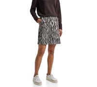 Street One Zebra Jupe Jacquard Marron foncé 40