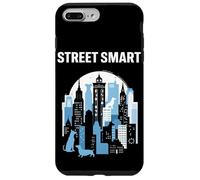 Street Smart Urban Cityscape avec des Chiens Coque pour iPhone 7 Plus/8 Plus