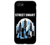 Street Smart Urban Cityscape avec des Chiens Coque pour iPhone SE (2020) / 7/8