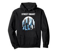 Street Smart Urban Cityscape avec des Chiens Sweat à Capuche