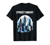 Street Smart Urban Cityscape avec des Chiens T-Shirt