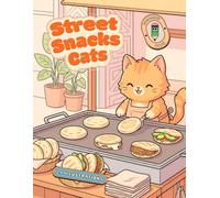 Street Snacks Cats Coloring Book