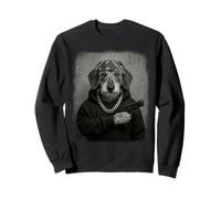 Street Style Old Terrier Dog Gangster Bandana & Chaîne Drôle Sweatshirt