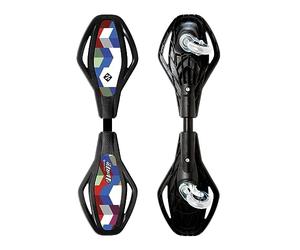 Street Surfing Waveboard Mini SL, pour Enfants, Design : Blocks, 500129