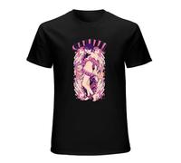 Street T-Shirt Gambler Luck and Lust Pin Up Girl Art Quality Crew Neck Men's Mens Women 100% Cotton Black S