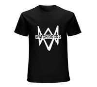 Street T-Shirt Watch Dogs 2 Clothing Mens Written UnitedUnisex Black XXL
