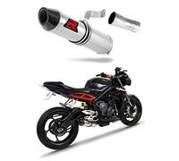 Street Triple 765 S/R/RS Pot d'échappement HP2 Silencieux Dominator Exhaust 2017-2021