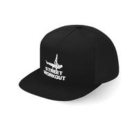 Street Workout Callisthenic Fullcap Art Flat Bill Snapback Casquette, Noir , taille unique