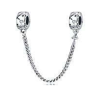 Streetculture Chaîne à breloques « Kein Verlieren » - Chaîne à breloques - Pendentif - Bijoux - Accessoire de décoration - Argent sterling 925 - Cadeau en argent sterling (1816)