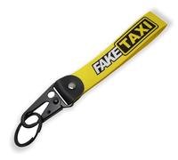 Streetculture FAKE TAXI - Cordon de tuning de voiture - Accessoires pour clés - JDM Racing Drift, Noir/jaune/bleu nuit, taille unique