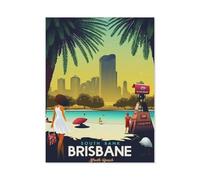 Streets Beach South Brisbane, Casse-tête de 1000 pièces pour adultes, puzzle classique pour enfants, casse-tête stimulant et difficile pour adultes et adolescents (75 x 50 cm)-BL11