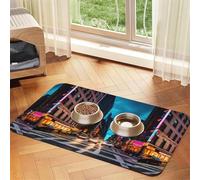 Streets Of New York City Nappe en cuir absorbant pour animaux domestiques 60 x 40 cm Épaisseur 4 mm