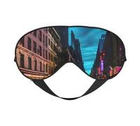 Streets of New York City Print Masque pour les yeux respirant et réglable pour la sieste