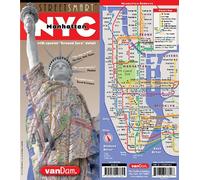 Streetsmart NYC Downtown Map by Vandam: Downtown Edition