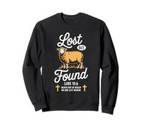 Streetwear chrétien en Forme de Mouton Perdu mais retrouvé Sweatshirt