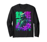 Streetwear Japonais Blossom Samurai Cyberpunk Y2K Anime Manche Longue