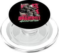 Streetwear Japonais Brainrot Squelette Cyberpunk Y2K Anime PopSockets PopGrip pour MagSafe